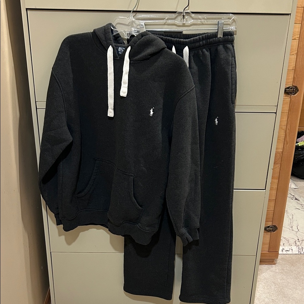 Ralph Lauren Charcoal Sweat Set